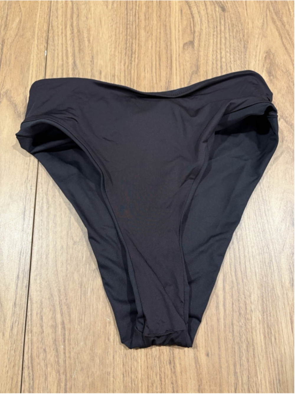 Skims Signature Swim Black High Waisted Bottom Women’s S small A4